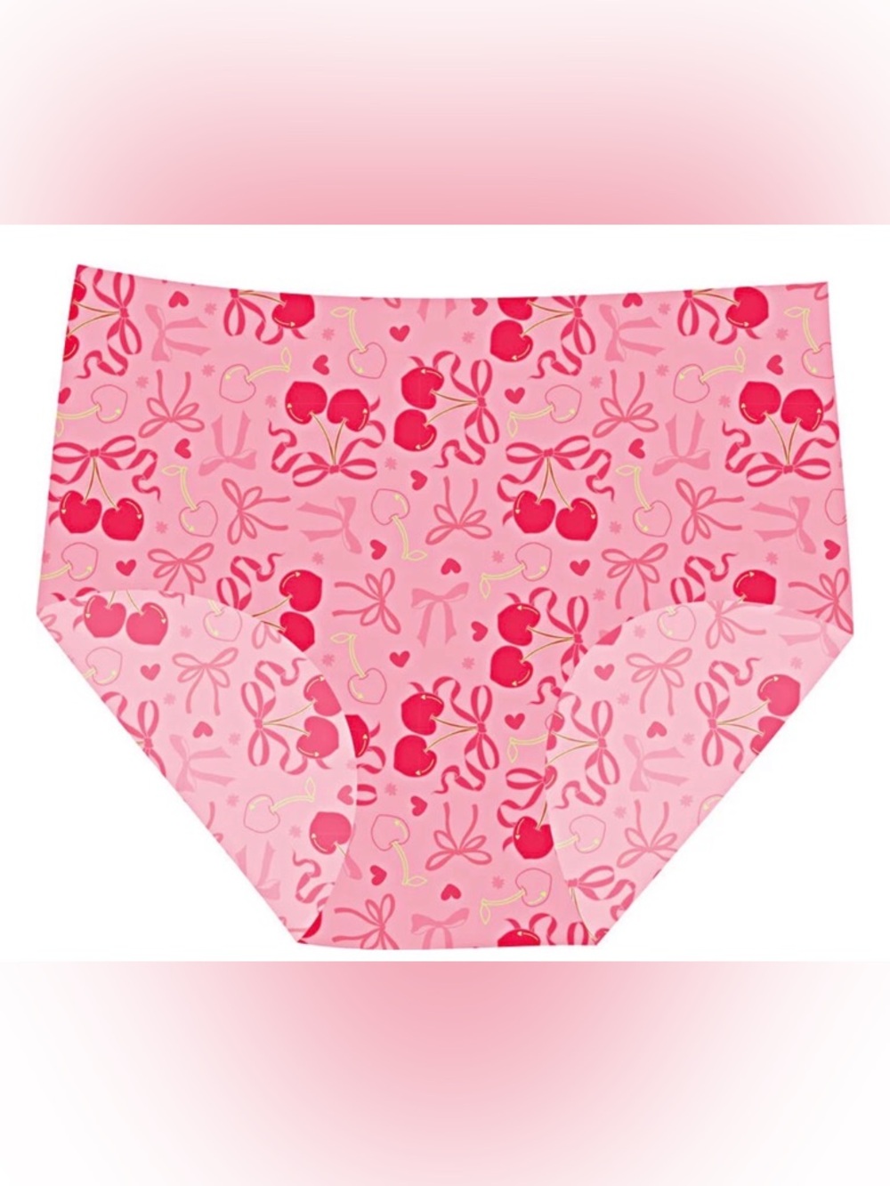 NWT, Women, Cheek Boss Briefs, cherries and bows, 2xl, K21